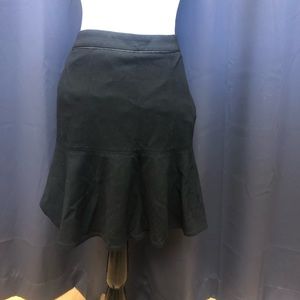 Black mini skirt